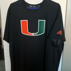 NWT - University of Miami Athletic T Shirt